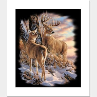 Wild Deers Posters and Art